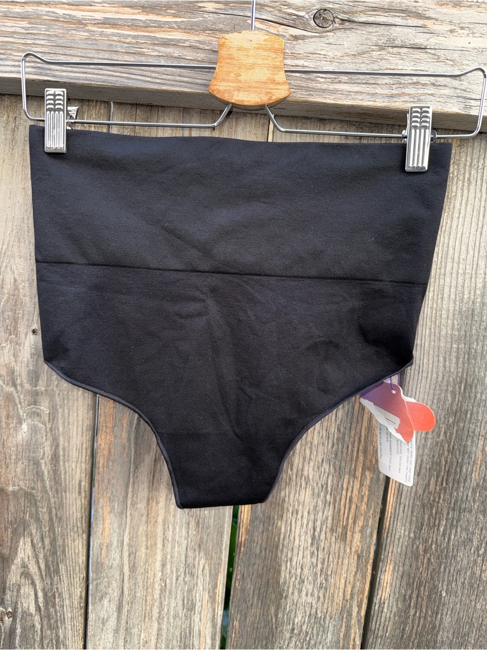 YITTY Nearly Naked Shapewear High Waist Thong Black Size 3X/4X